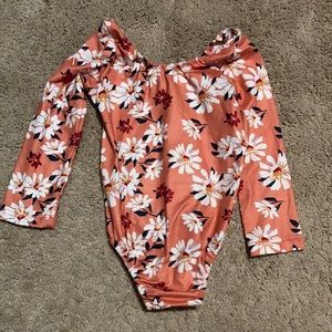Baileys Blossoms floral leotard